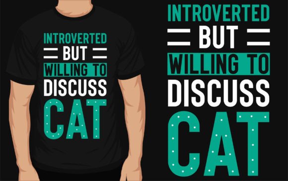 Best Cat Typographic T-shirt Design