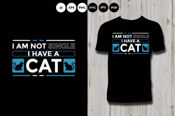Cat Typographic T Shirt Review