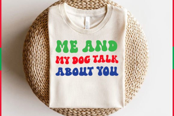 Retro Dog-Cat T-shirt Design, Me and M