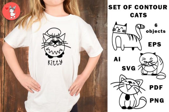 SET of CONTOUR CATS